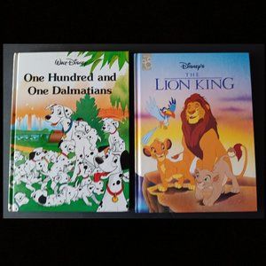 Walt Disney’s Mouse Works Classic Series Large Hardcover Book Lot The Lion King